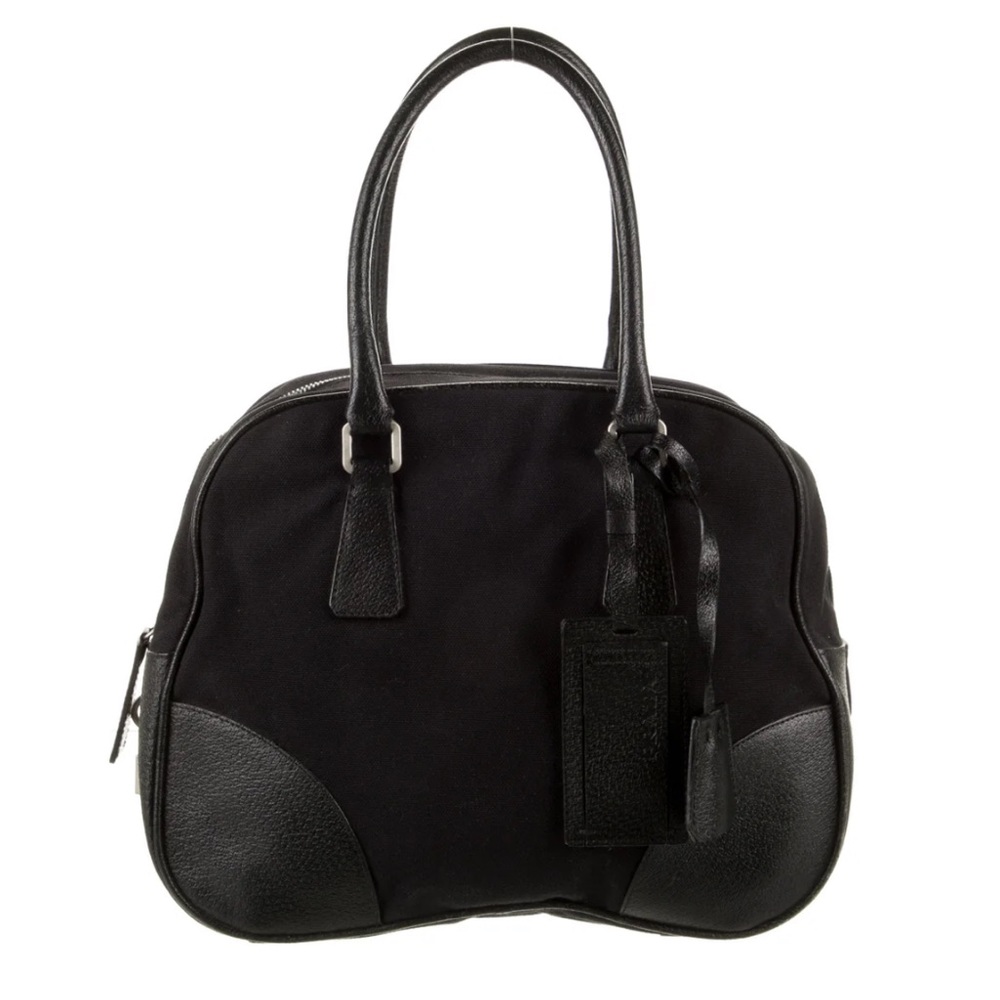 PRADA | Cinghiale Trimmed Canapa Bowler